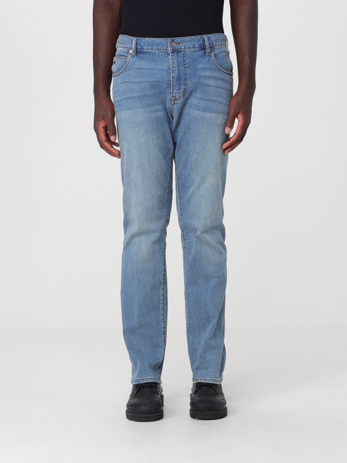 EMPORIO ARMANI Jeans Men color Stone Washed