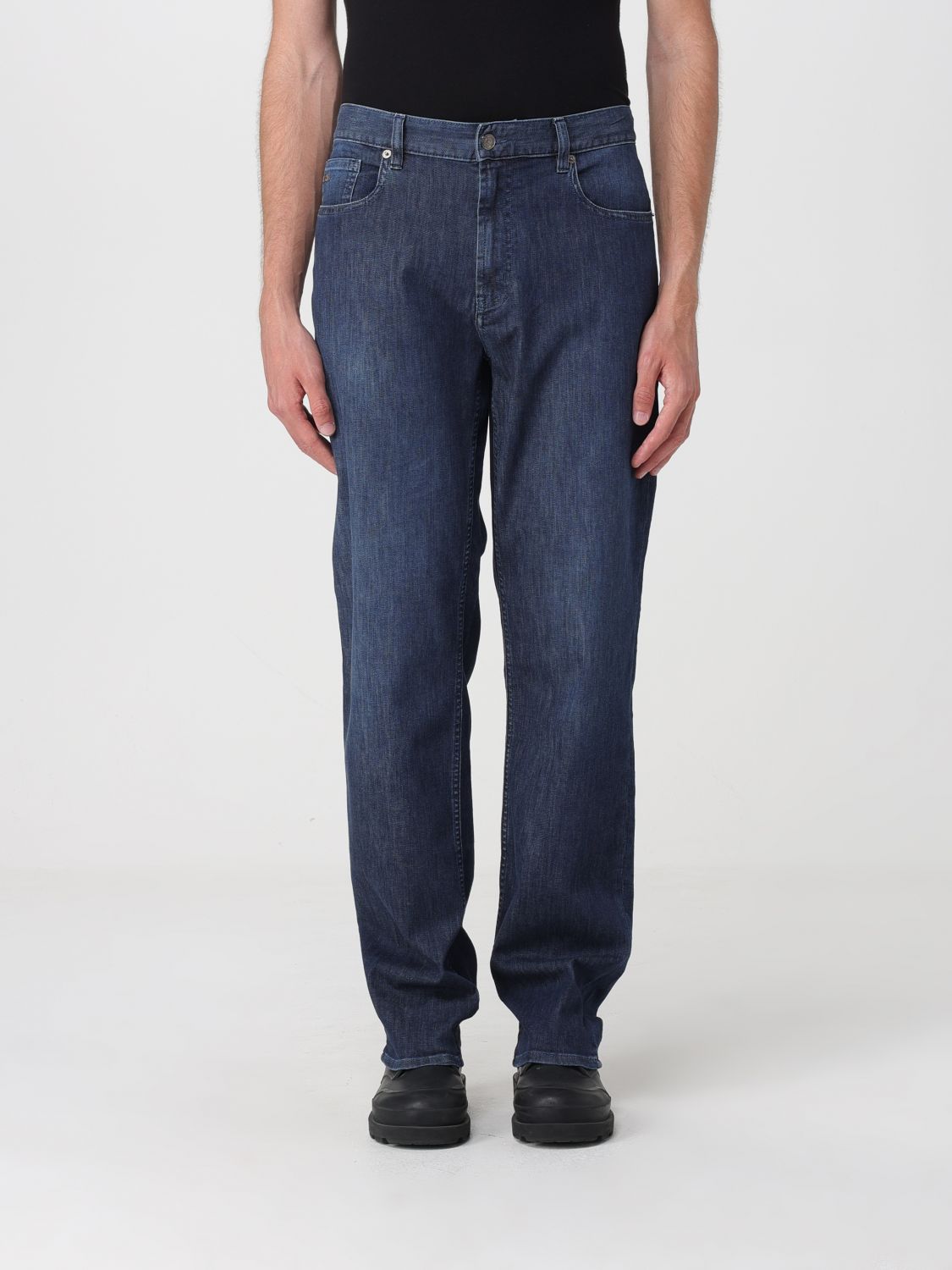EMPORIO ARMANI Jeans regular fit in denim stretch
