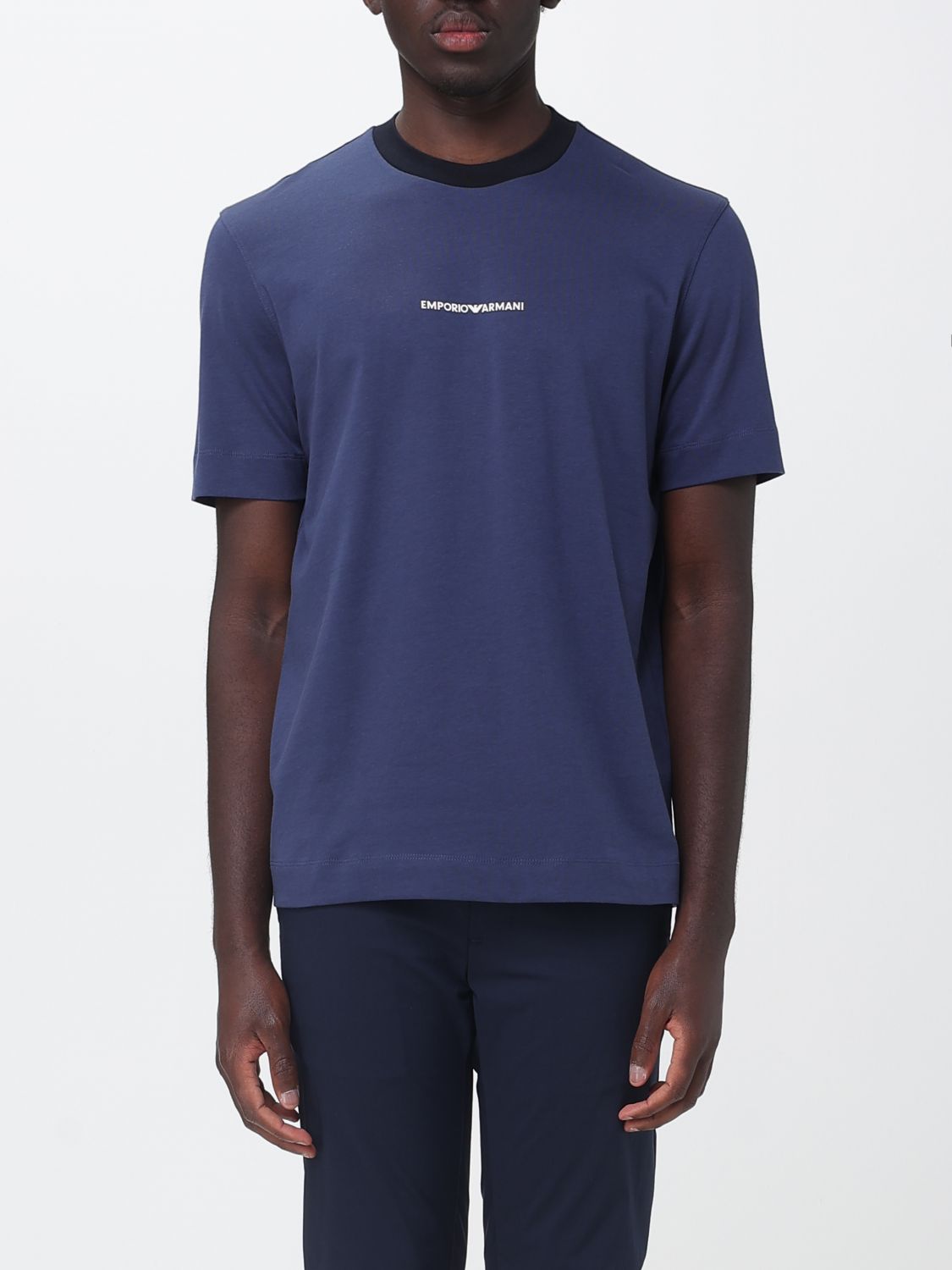 EMPORIO ARMANI T-Shirt Herren Farbe Blau