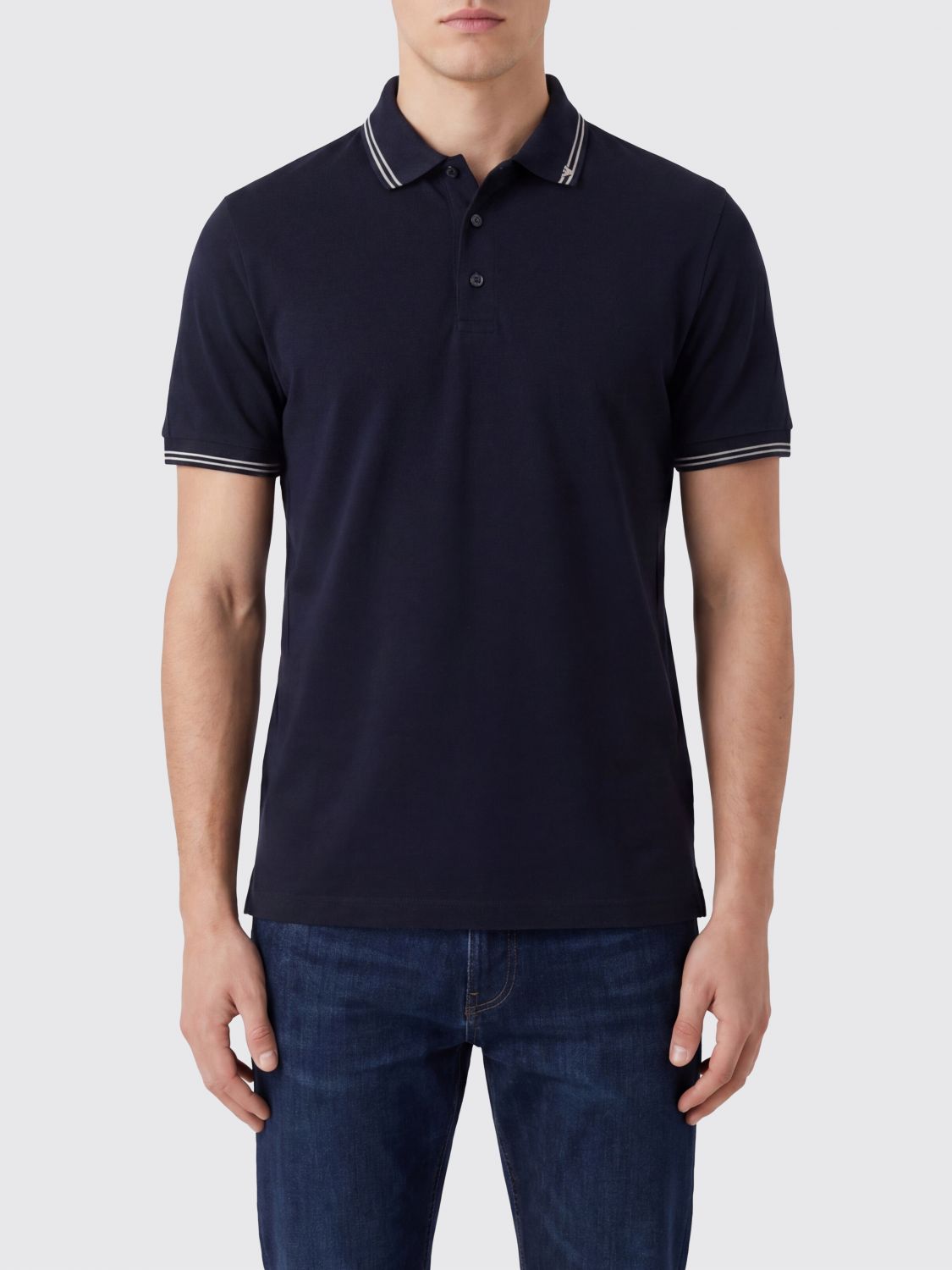 EMPORIO ARMANI Polo in cotone