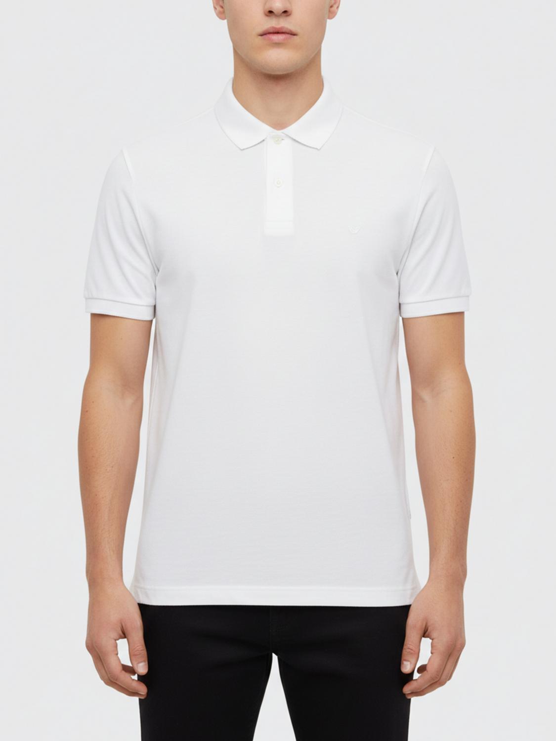 EMPORIO ARMANI Polo Herren Farbe Weiß
