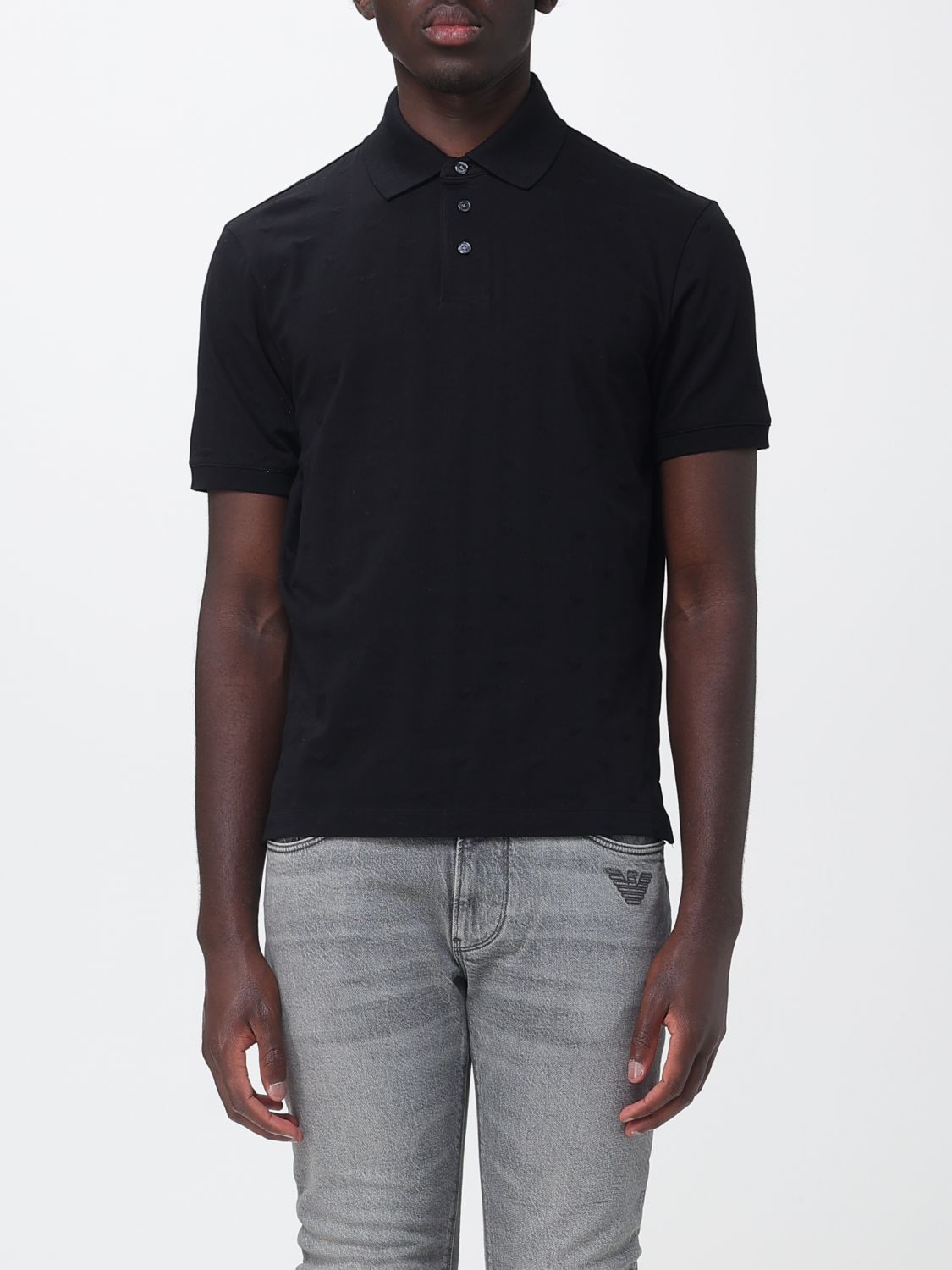 EMPORIO ARMANI Polo Herren Farbe Schwarz