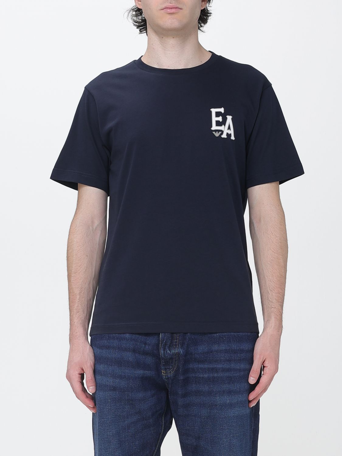 EMPORIO ARMANI T-shirt Eagle Club a girocollo con logo