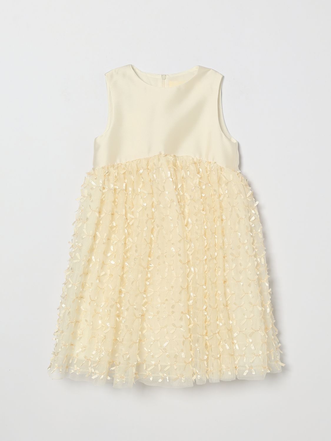 SIMONETTA Kleid Kinder Farbe Cream