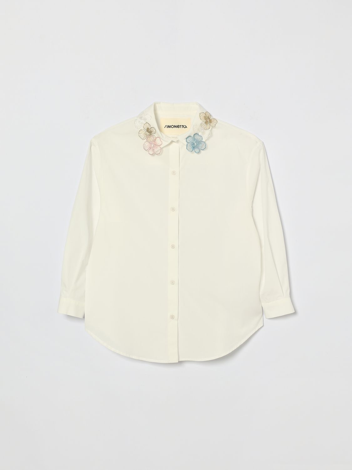 SIMONETTA Bluse Kinder Farbe Ivory
