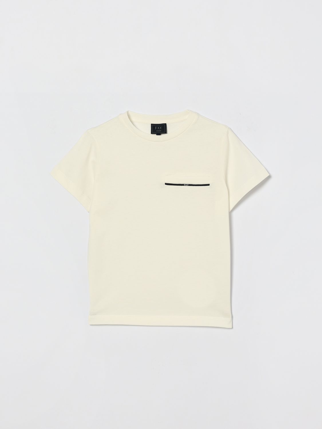 FAY JUNIOR T-Shirt Kinder Farbe Ivory