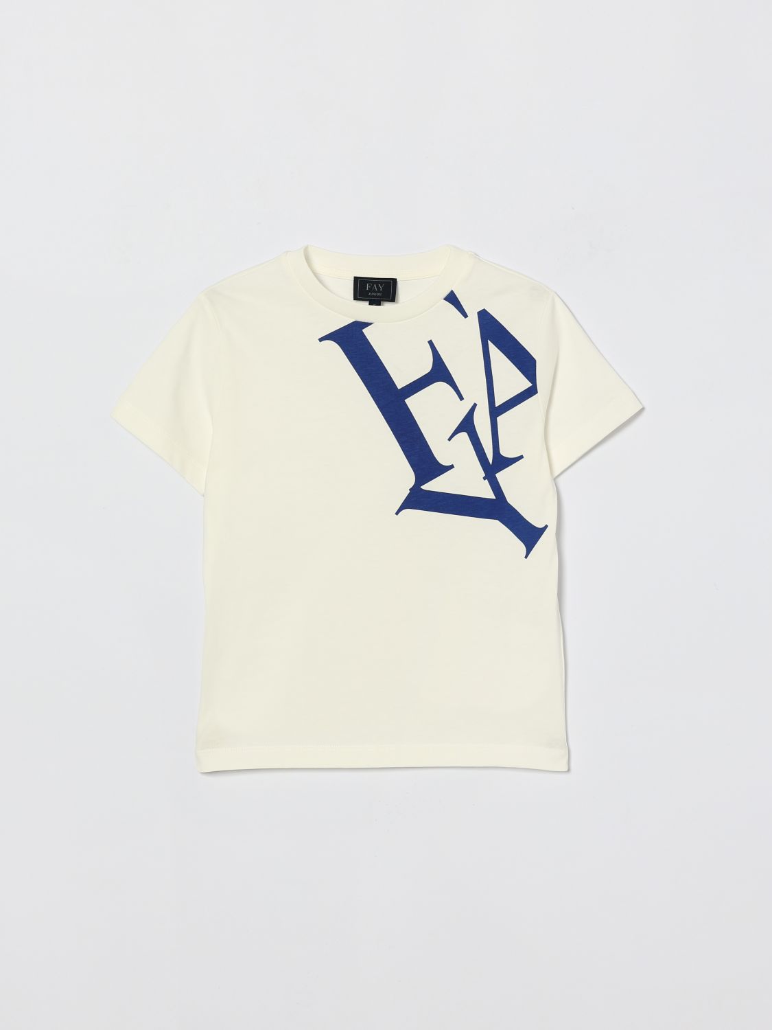 FAY JUNIOR T-Shirt Kinder Farbe Ivory