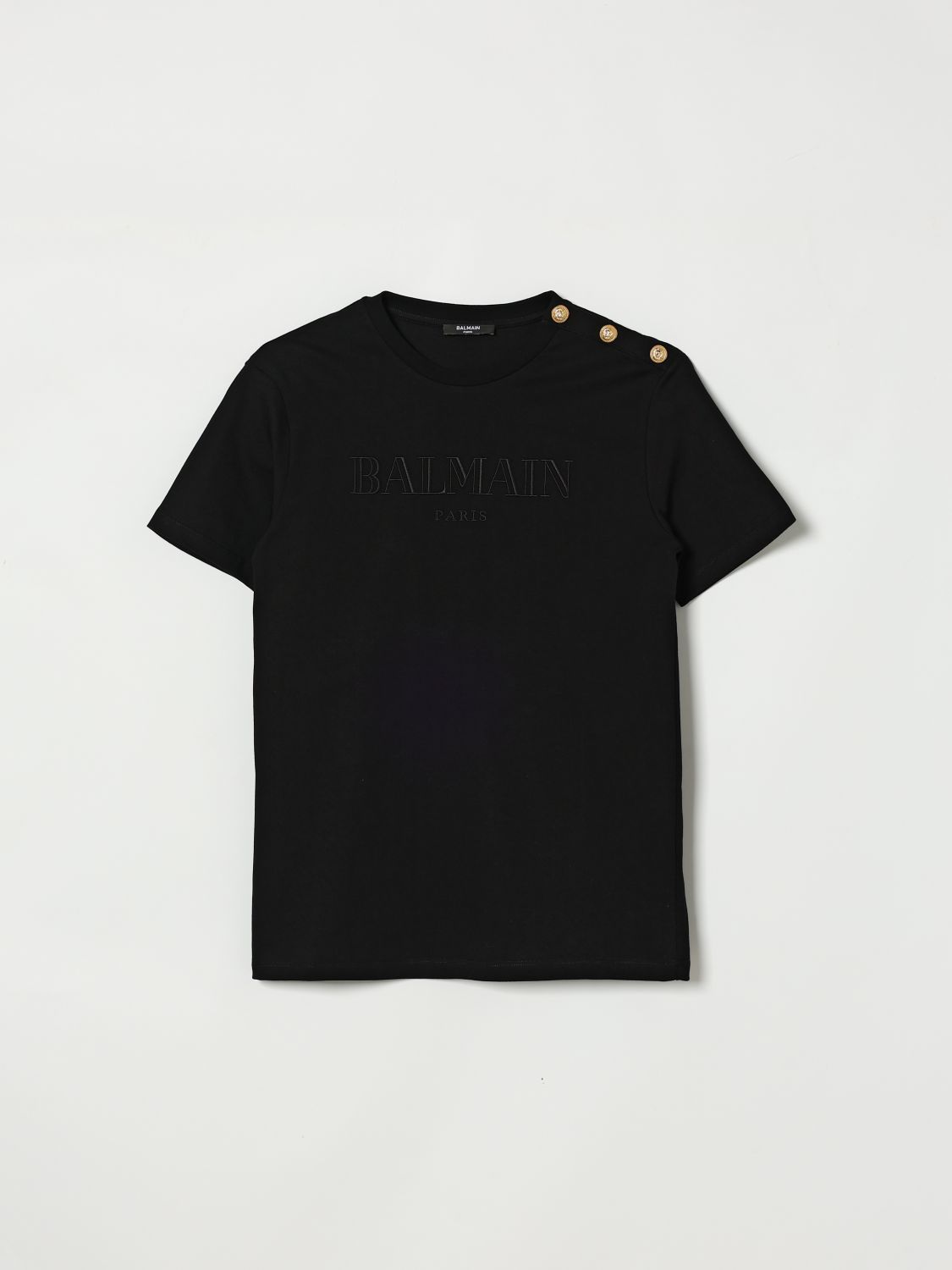 BALMAIN T-Shirt Kinder Farbe Schwarz