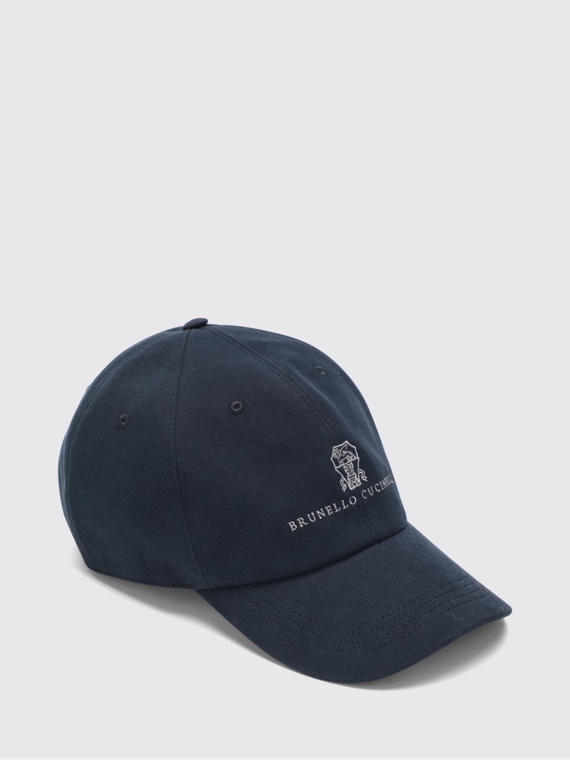 BRUNELLO CUCINELLI BRUNELLO CUCINELLI Hat Men color Navy　BRUNELLO CUCINELLI 帽子 メンズ ネイビー