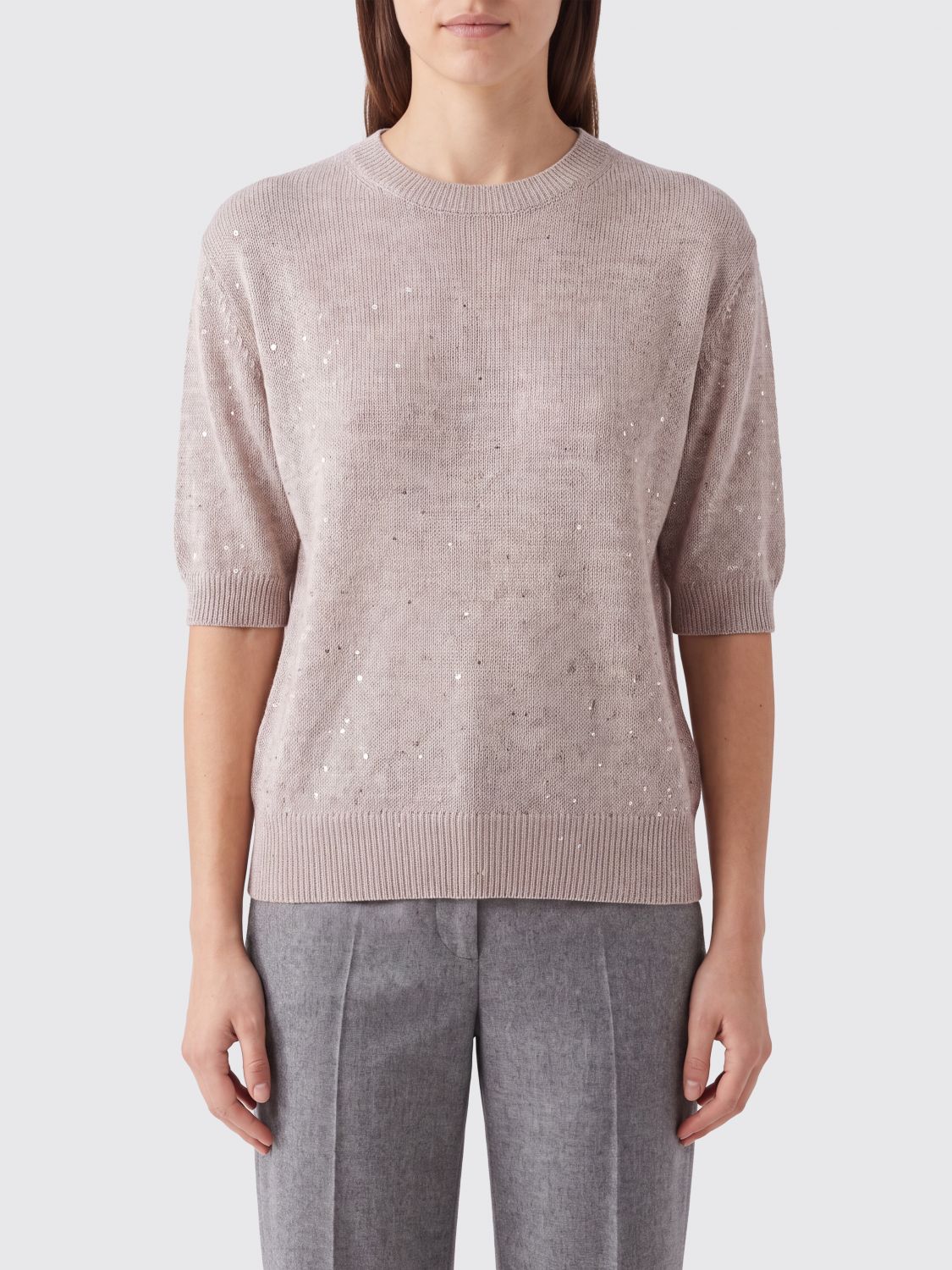 BRUNELLO CUCINELLI Sweater Woman color Natural