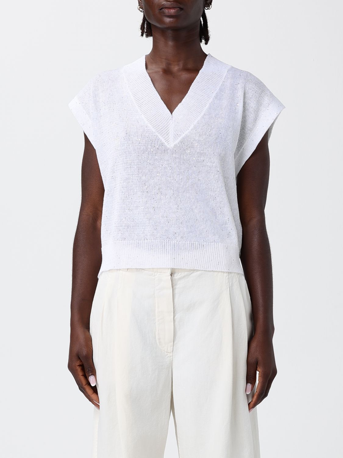 BRUNELLO CUCINELLI Pullover Damen Farbe Weiß