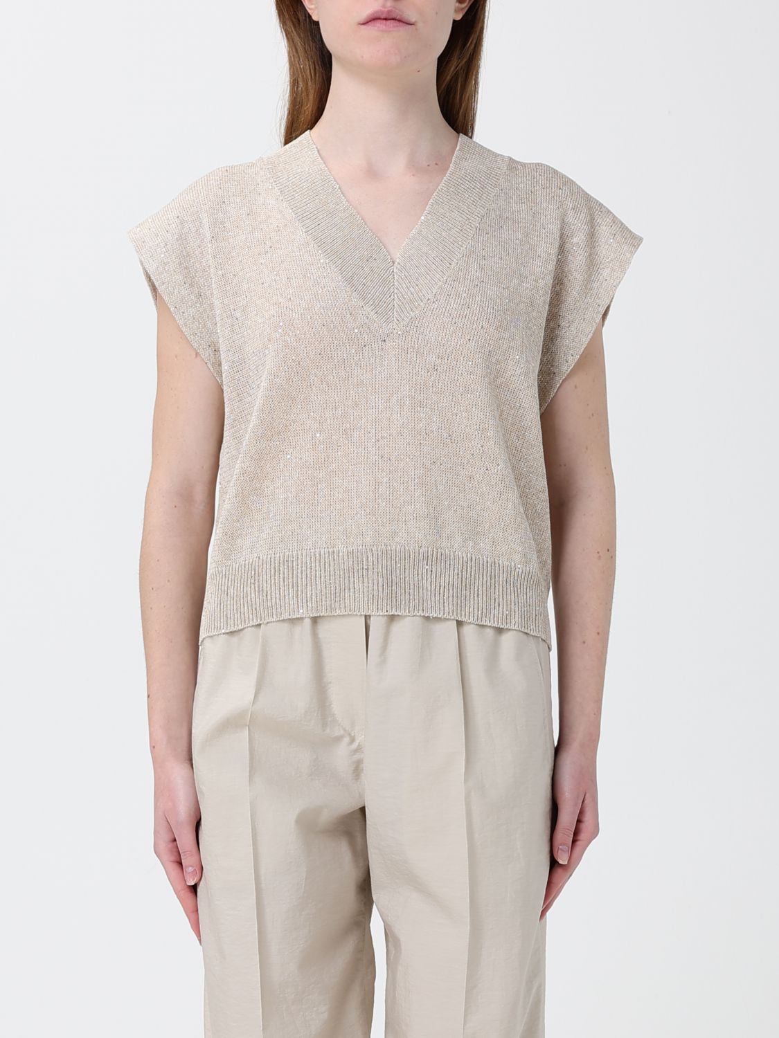 BRUNELLO CUCINELLI Pullover Damen Farbe Beige