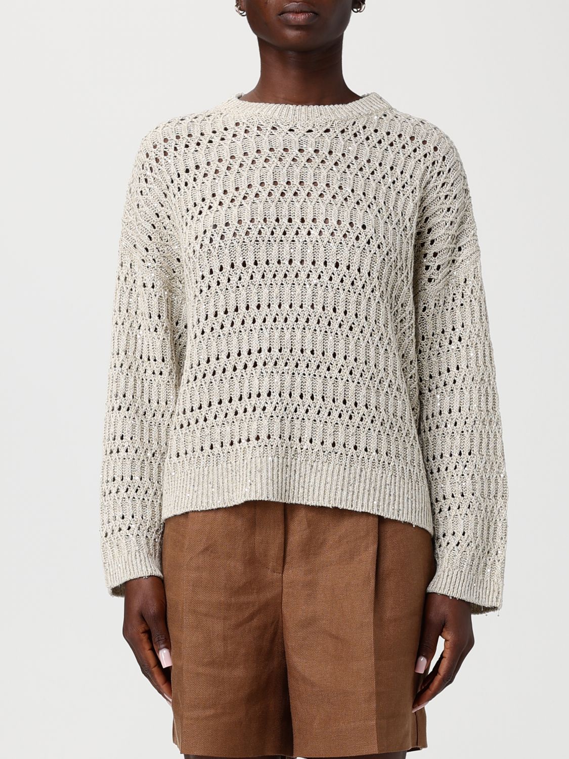 BRUNELLO CUCINELLI Pullover Damen Farbe Beige