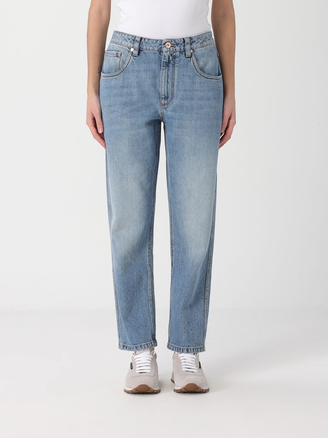 BRUNELLO CUCINELLI Jeans Damen Farbe Blau