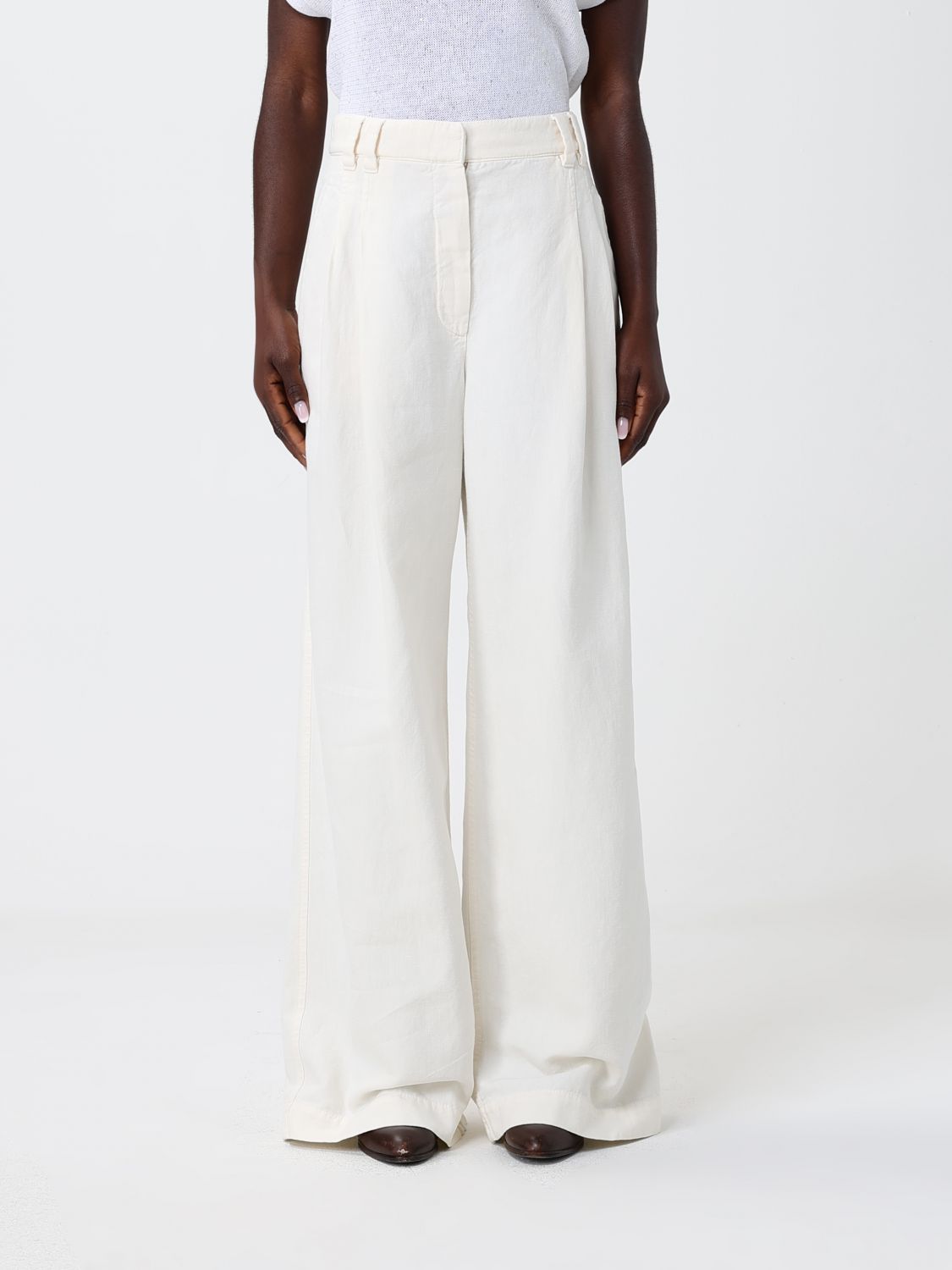 BRUNELLO CUCINELLI Hose Damen Farbe Sand