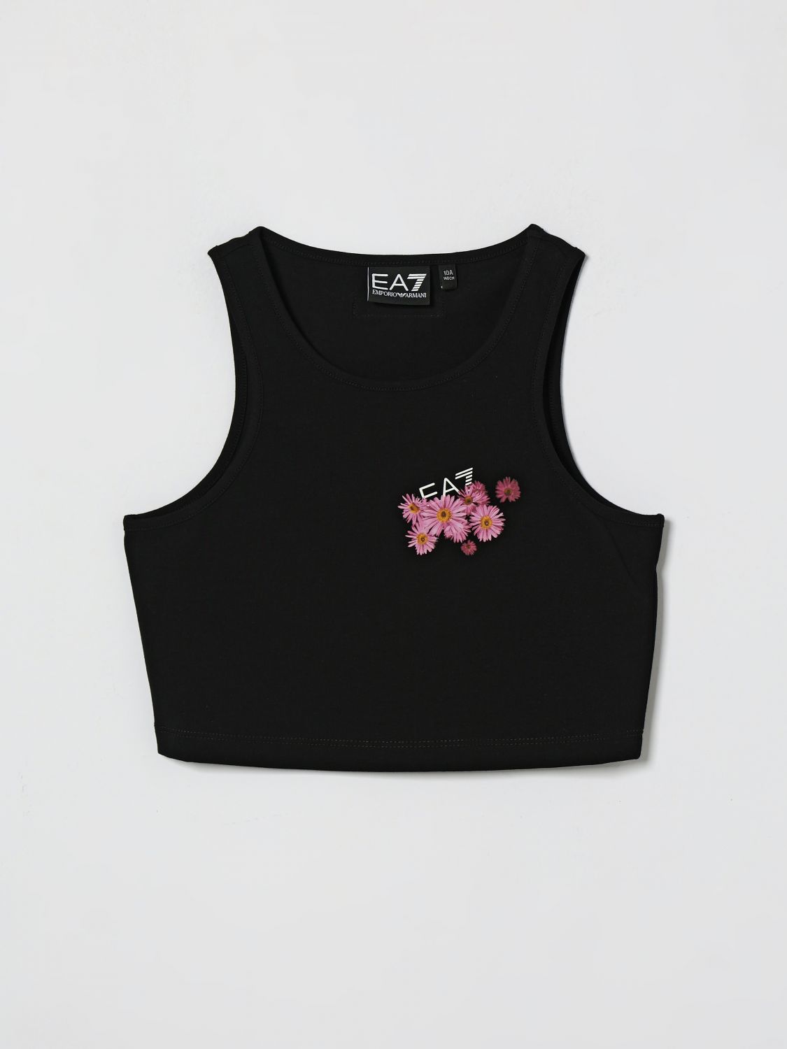 EA7 Top Kinder Farbe Schwarz