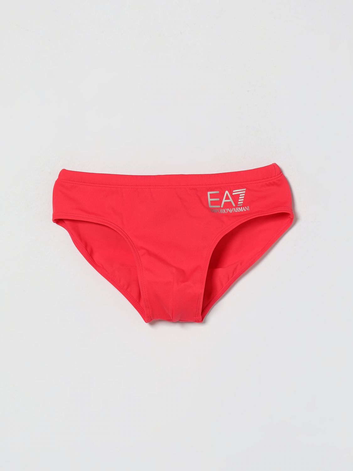 Ea7 Swimsuit Kids Color Red