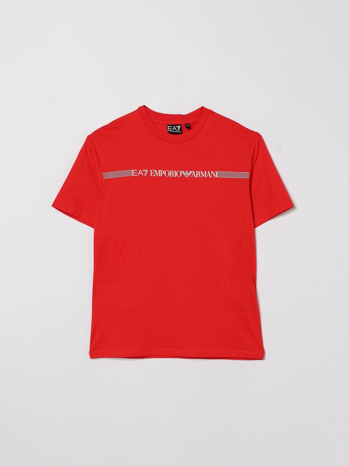 EA7 T-Shirt Bambino colore Rosso
