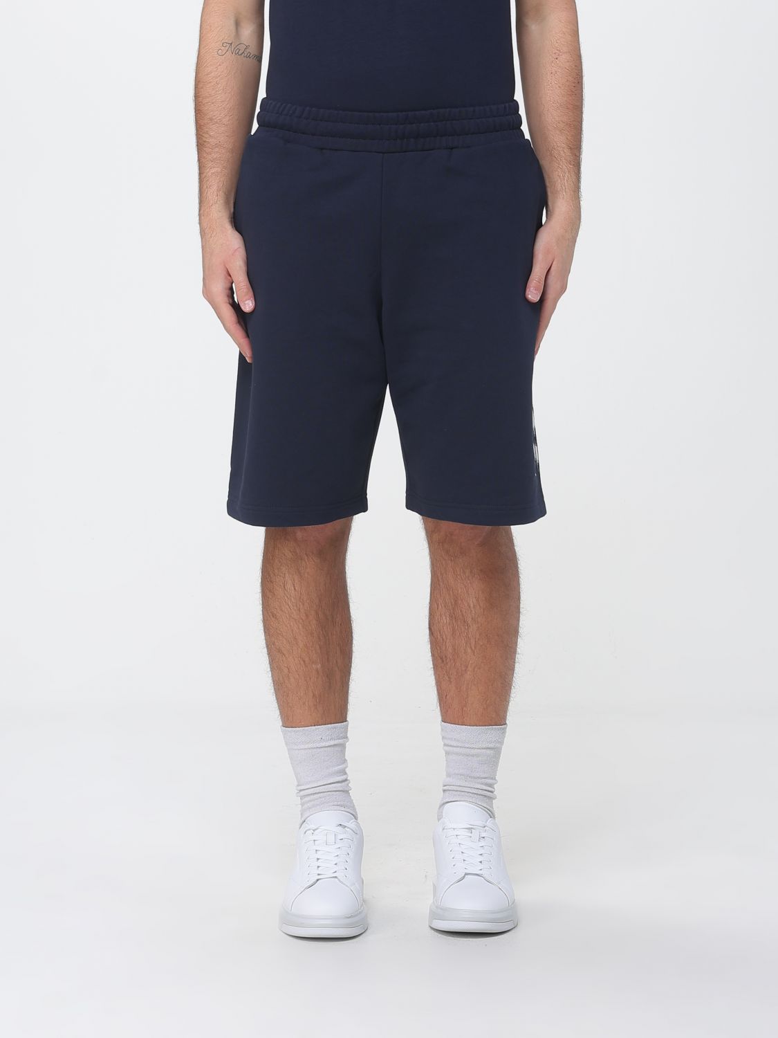 Ea7 Shorts Men color Blue
