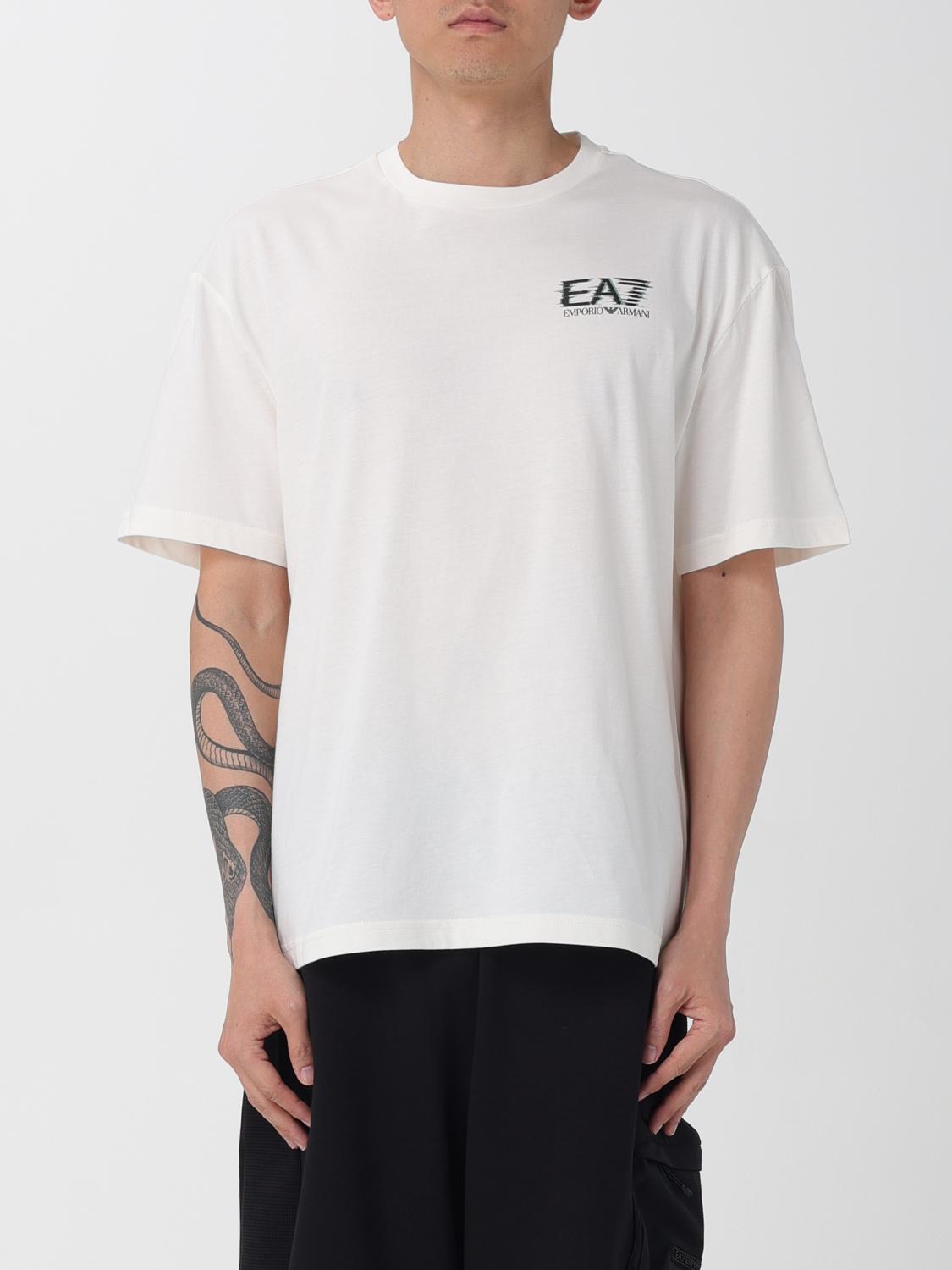 Ea7 T-Shirt Men color Natural