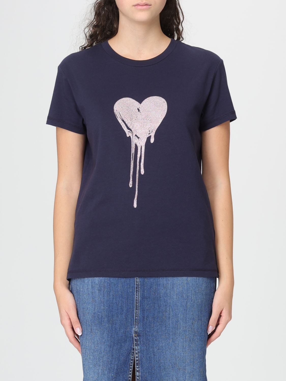 Zadig & Voltaire T-shirt  Woman Color Blue