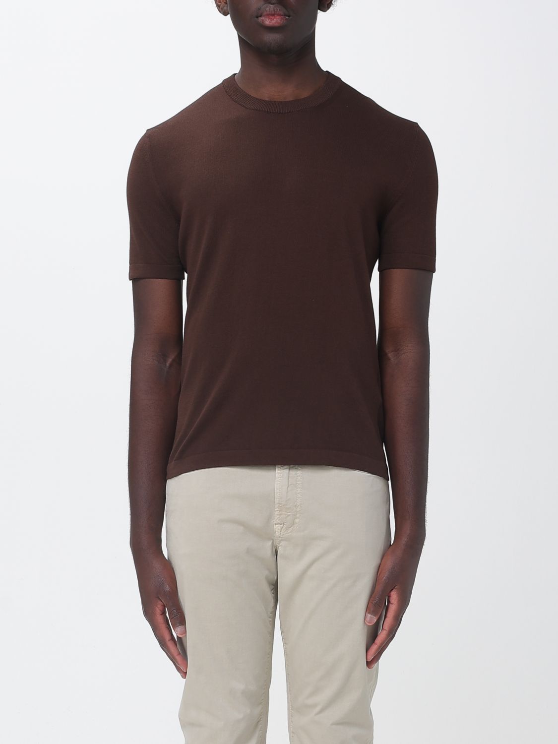 Brooksfield Sweater Men color Brown