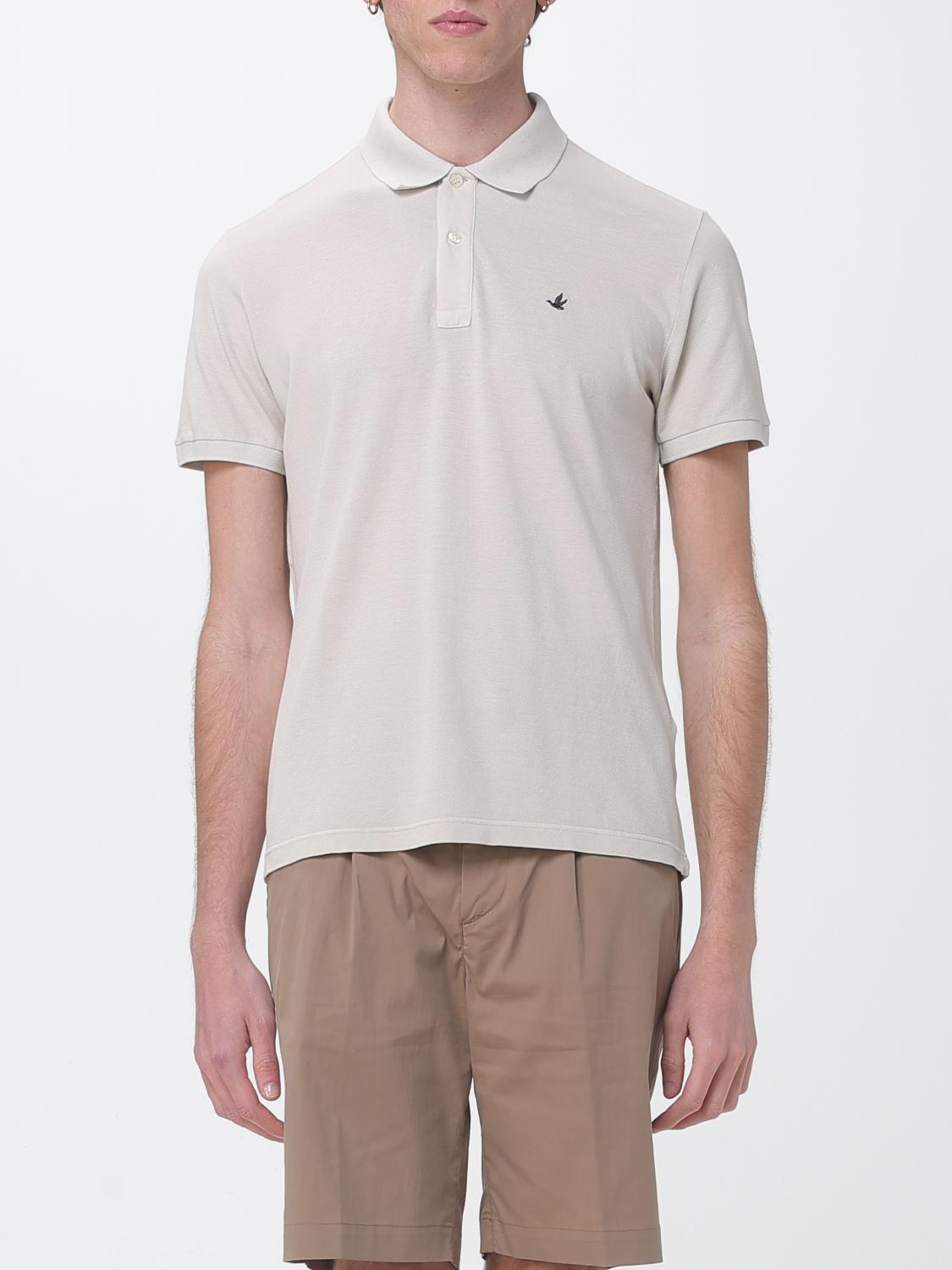 Brooksfield Polo Shirt Men color Beige