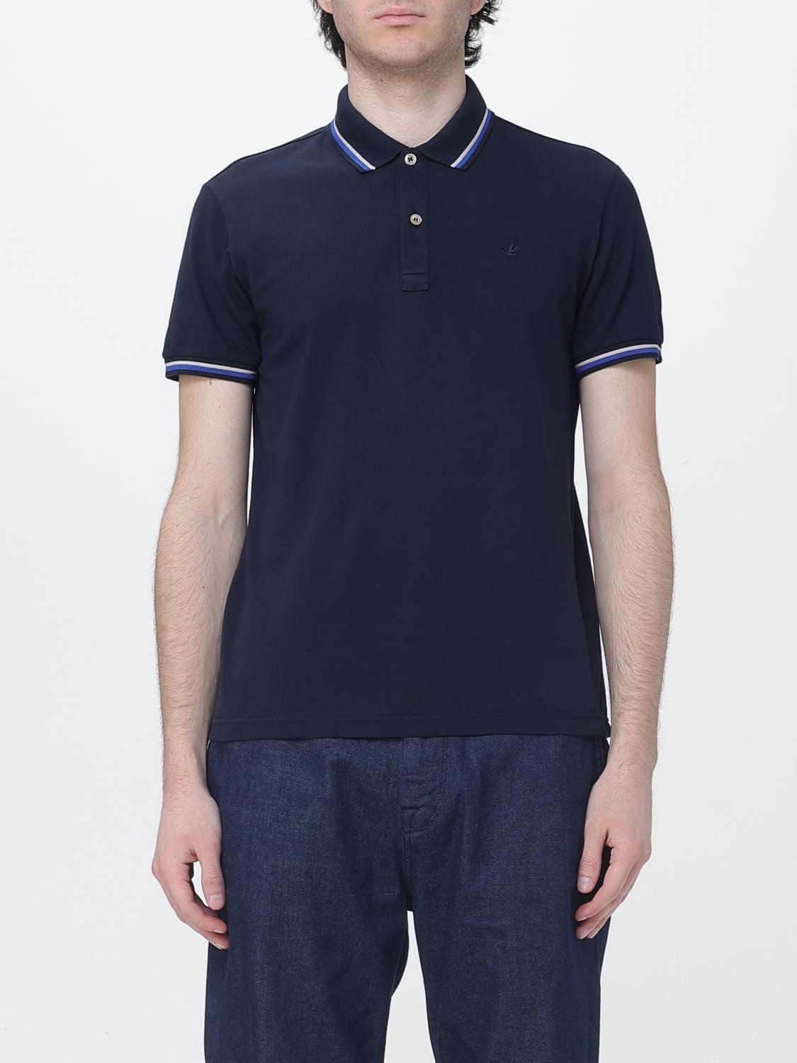 Brooksfield Polo Shirt Men color Navy