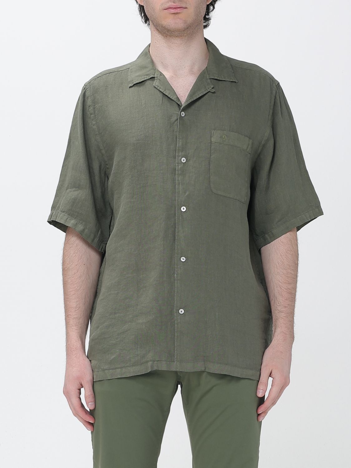 Brooksfield Shirt Men color Military