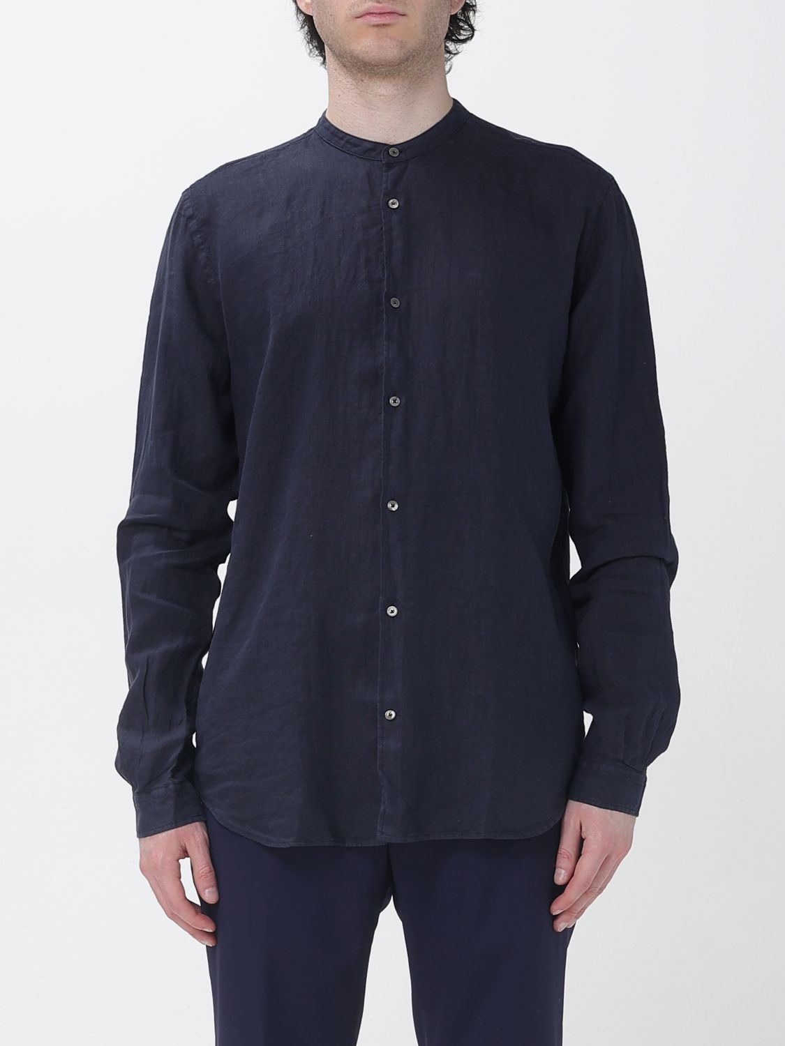 Brooksfield Shirt Men color Navy
