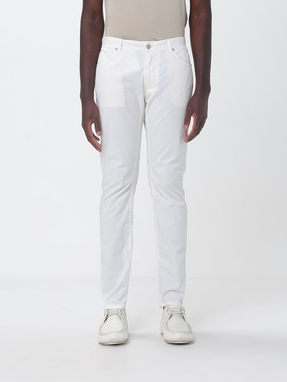 Brooksfield Pants Men color White