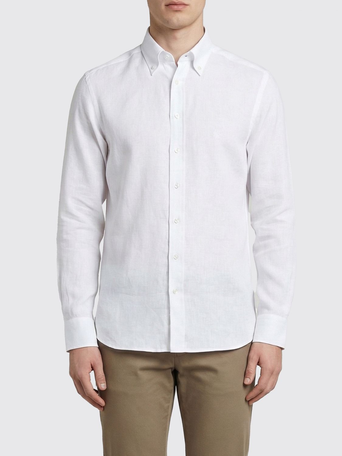 ETRO Shirt Men color White　ETRO シャツ メンズ カラー ホワイト ETRO