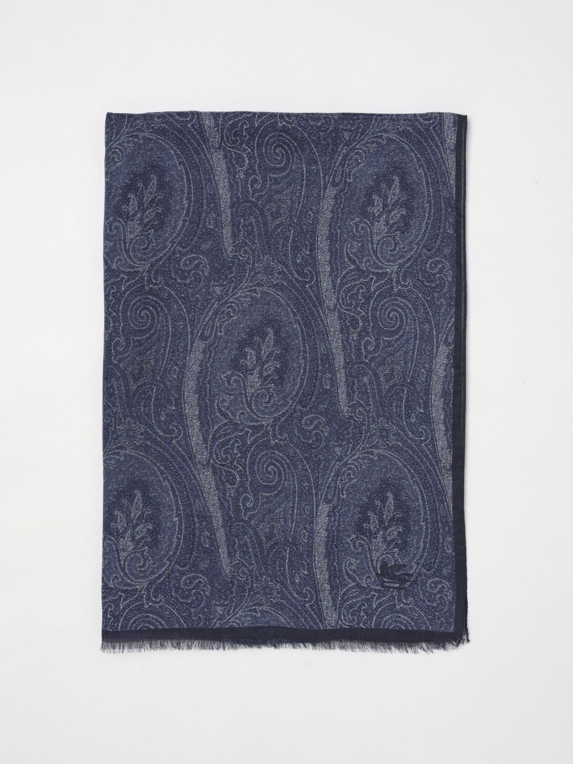 ETRO ETRO Scarf Men color Blue　エトロ スカーフ メンズ カラー ブルー