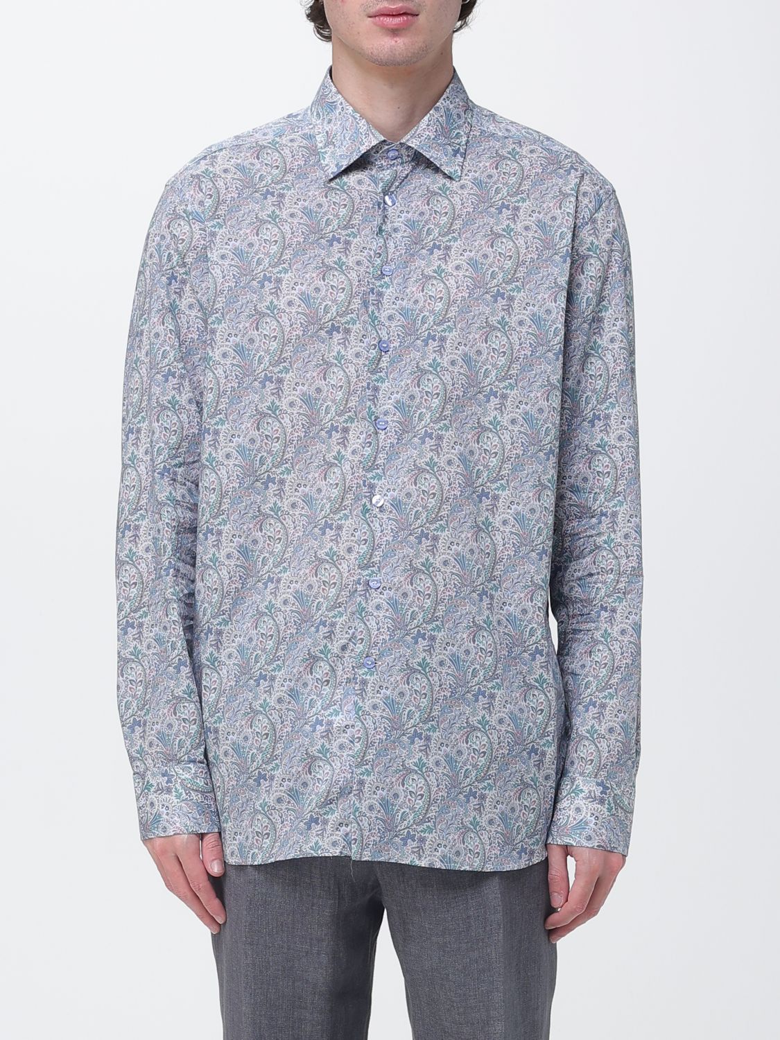 ETRO Shirt Men color Blue　エトロ シャツ メンズ カラー ブルー ETRO