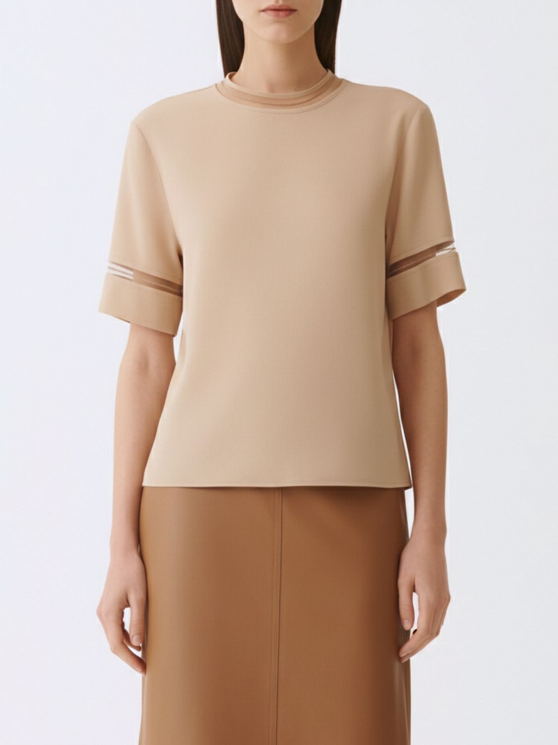FABIANA FILIPPI Top Damen Farbe Beige