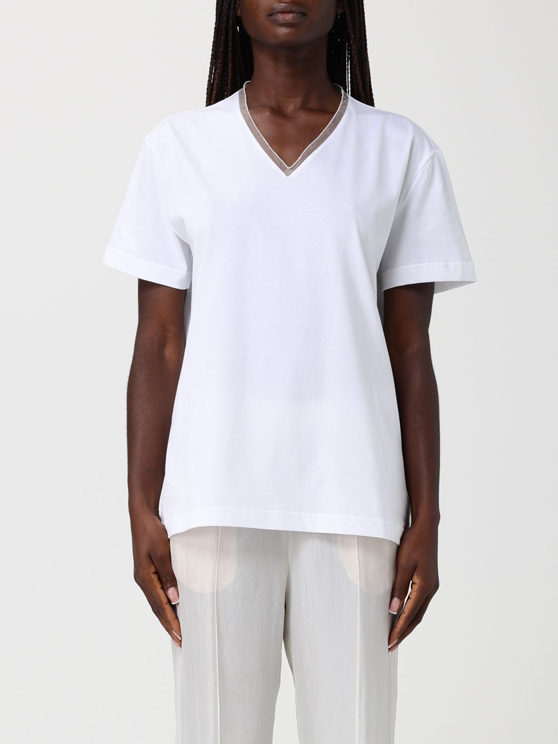 T-Shirts FABIANA FILIPPI Donna colore Bianco