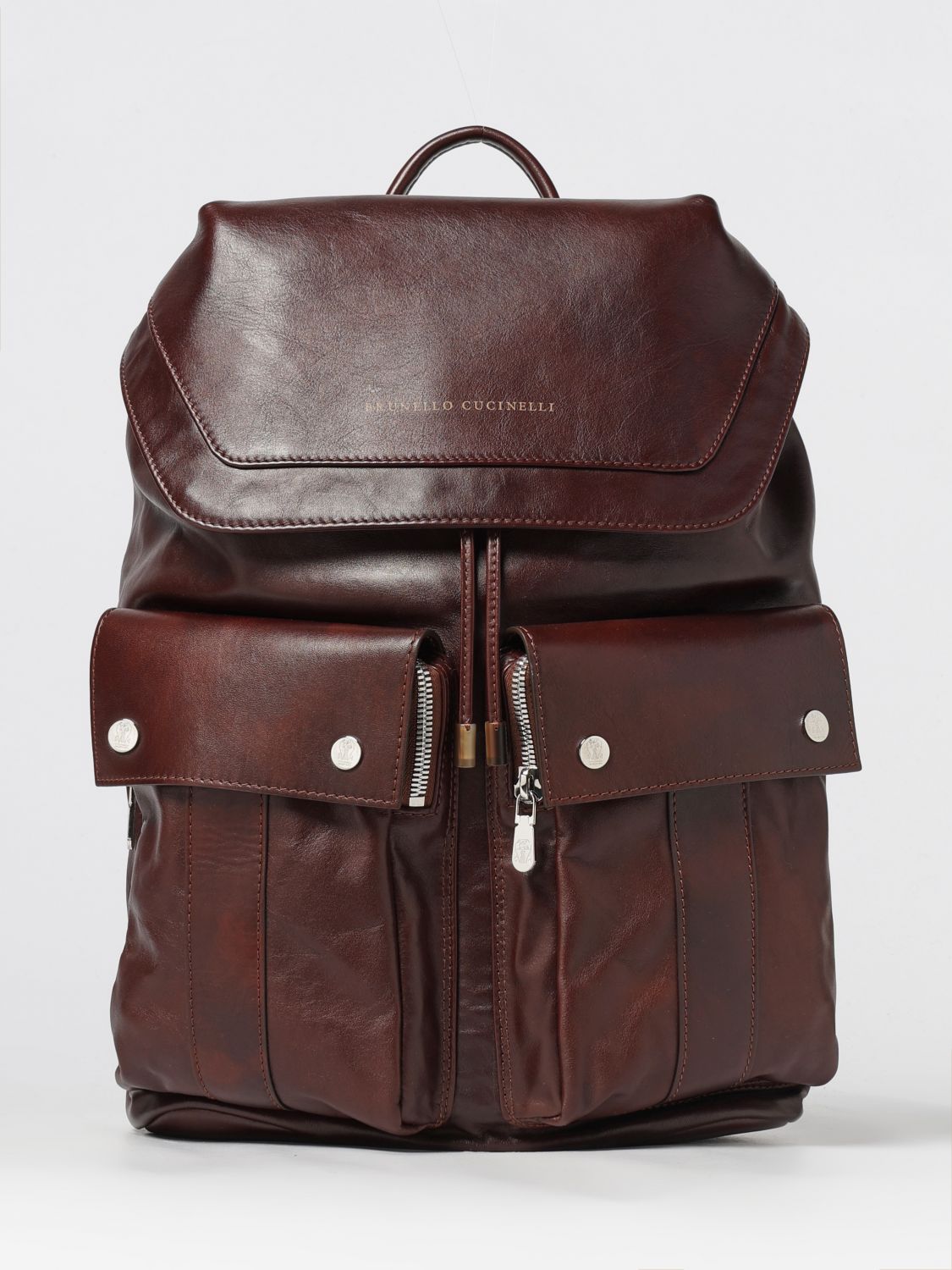 Backpack BRUNELLO CUCINELLI Men color Burgundy