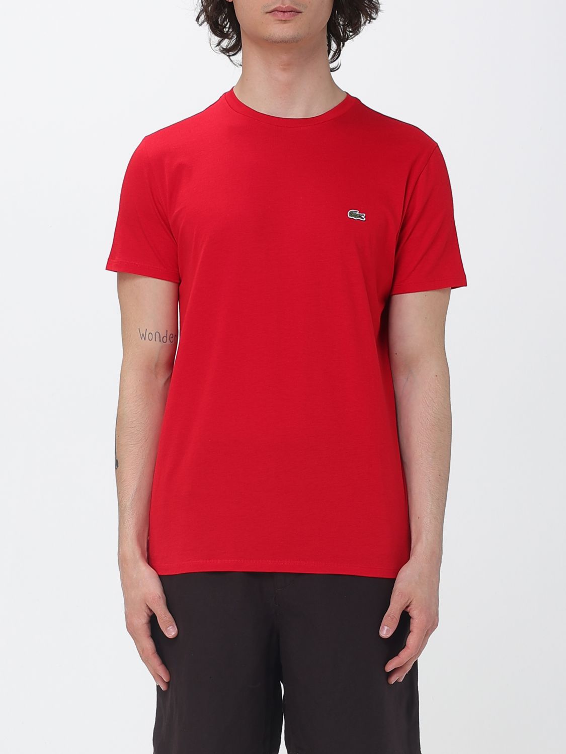 LACOSTE T-Shirt Herren Farbe Rot