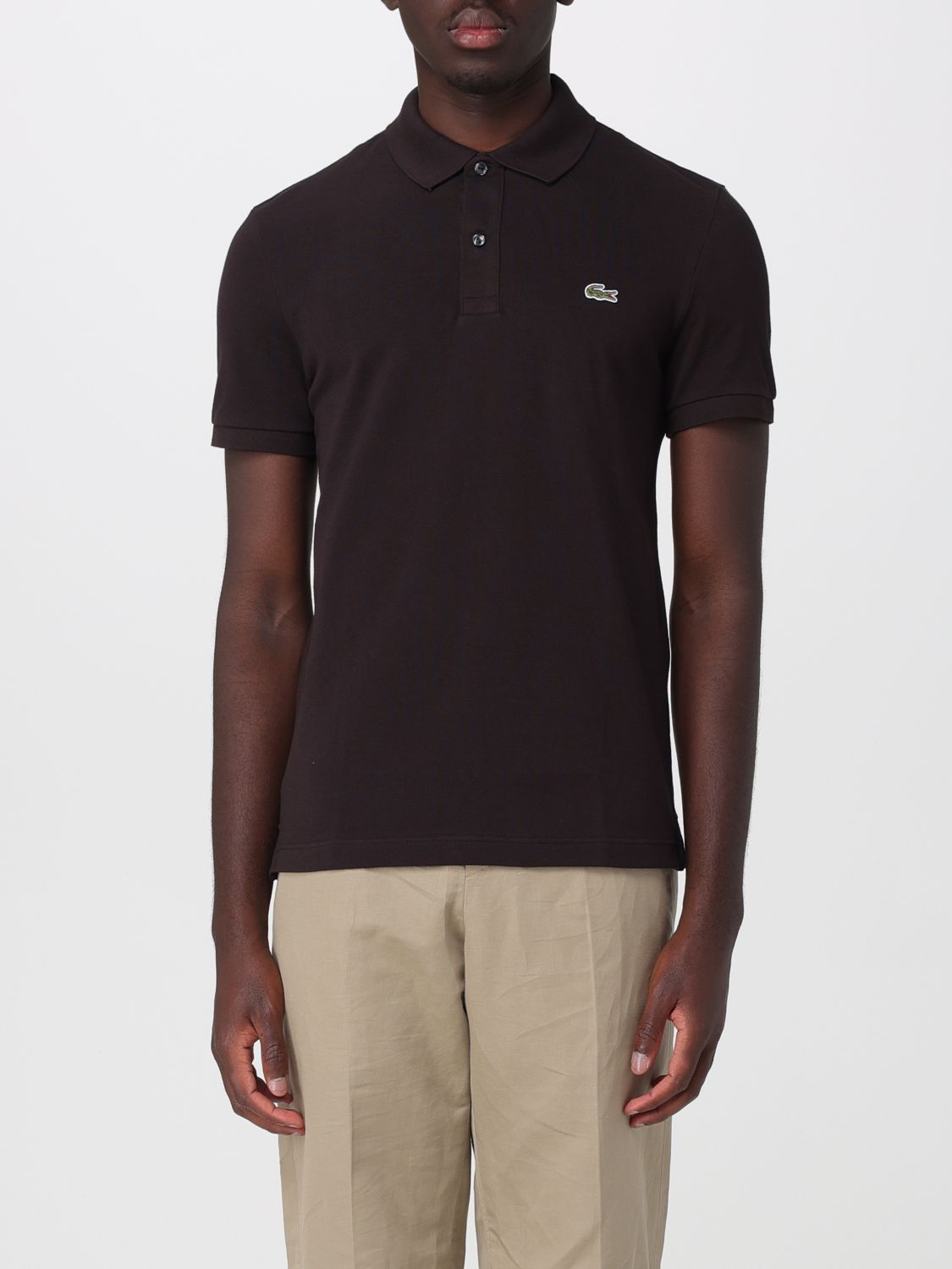 LACOSTE Polo in cotone piquet slim fit