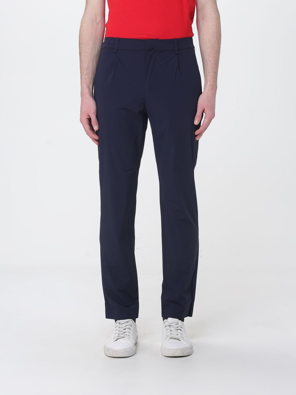 K-Way Pants Men color Blue