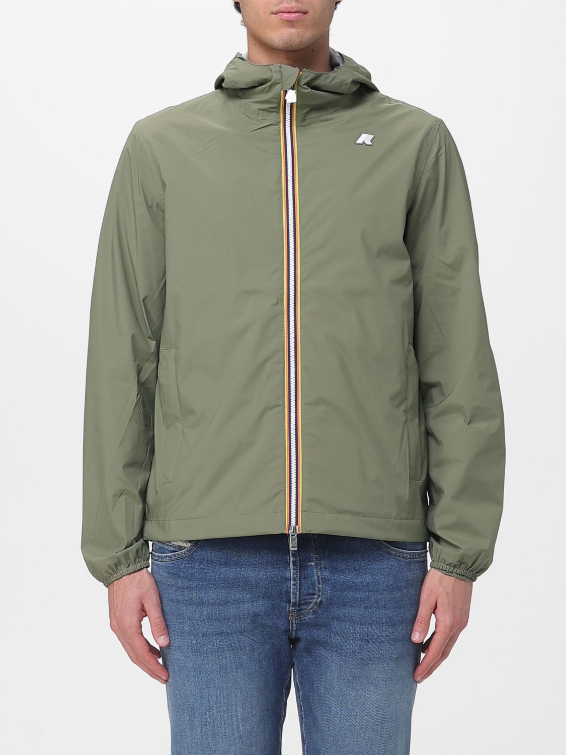 K-WAY Jacke Herren Farbe Grün