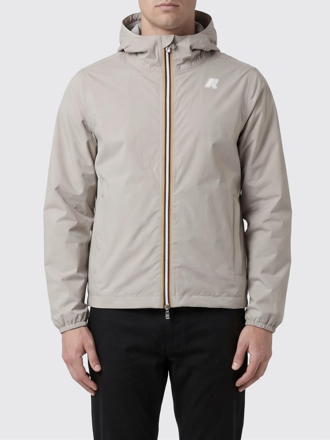 K-WAY Jacke Herren Farbe Beige