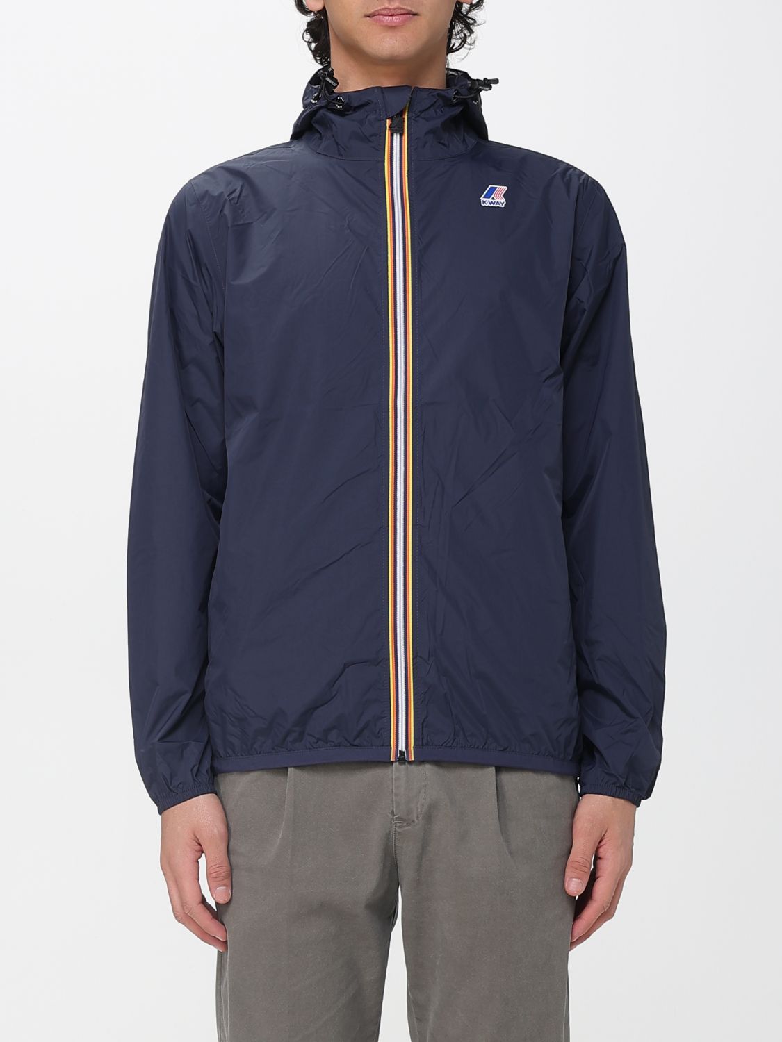 K-WAY Jacke Herren Farbe Blau