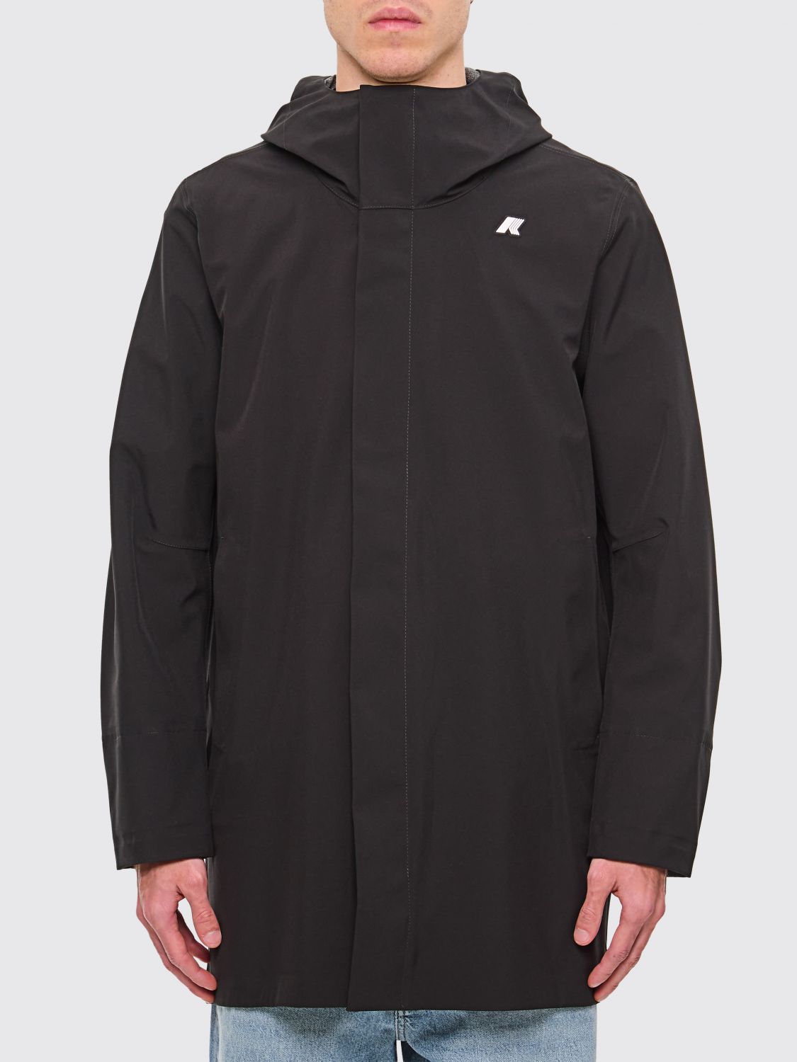 K-WAY Mantel Herren Farbe Schwarz