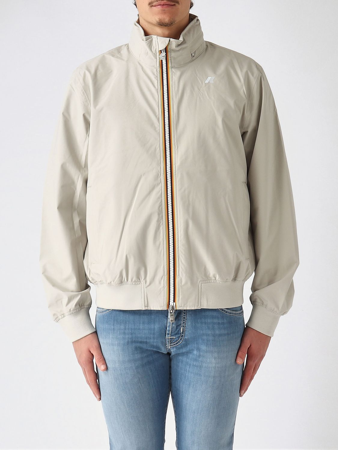 K-WAY Jacke Herren Farbe Beige