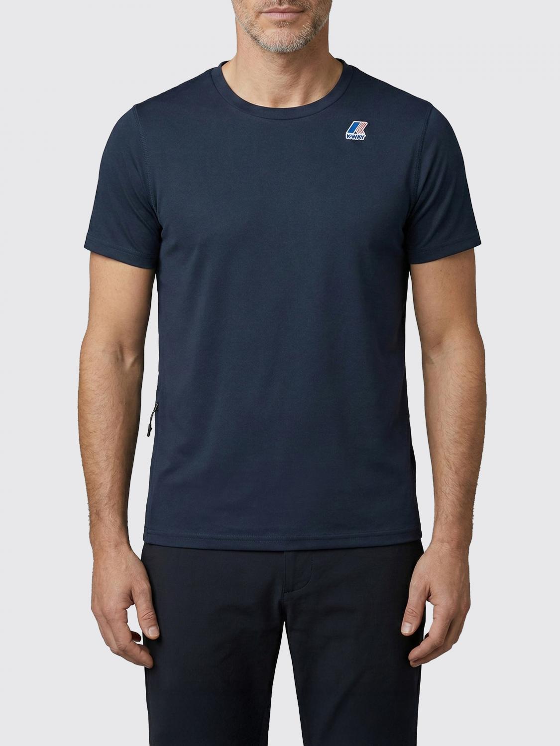 K-WAY T-Shirt Herren Farbe Blau