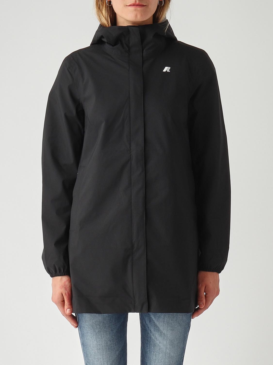 K-WAY Jacke Damen Farbe Schwarz