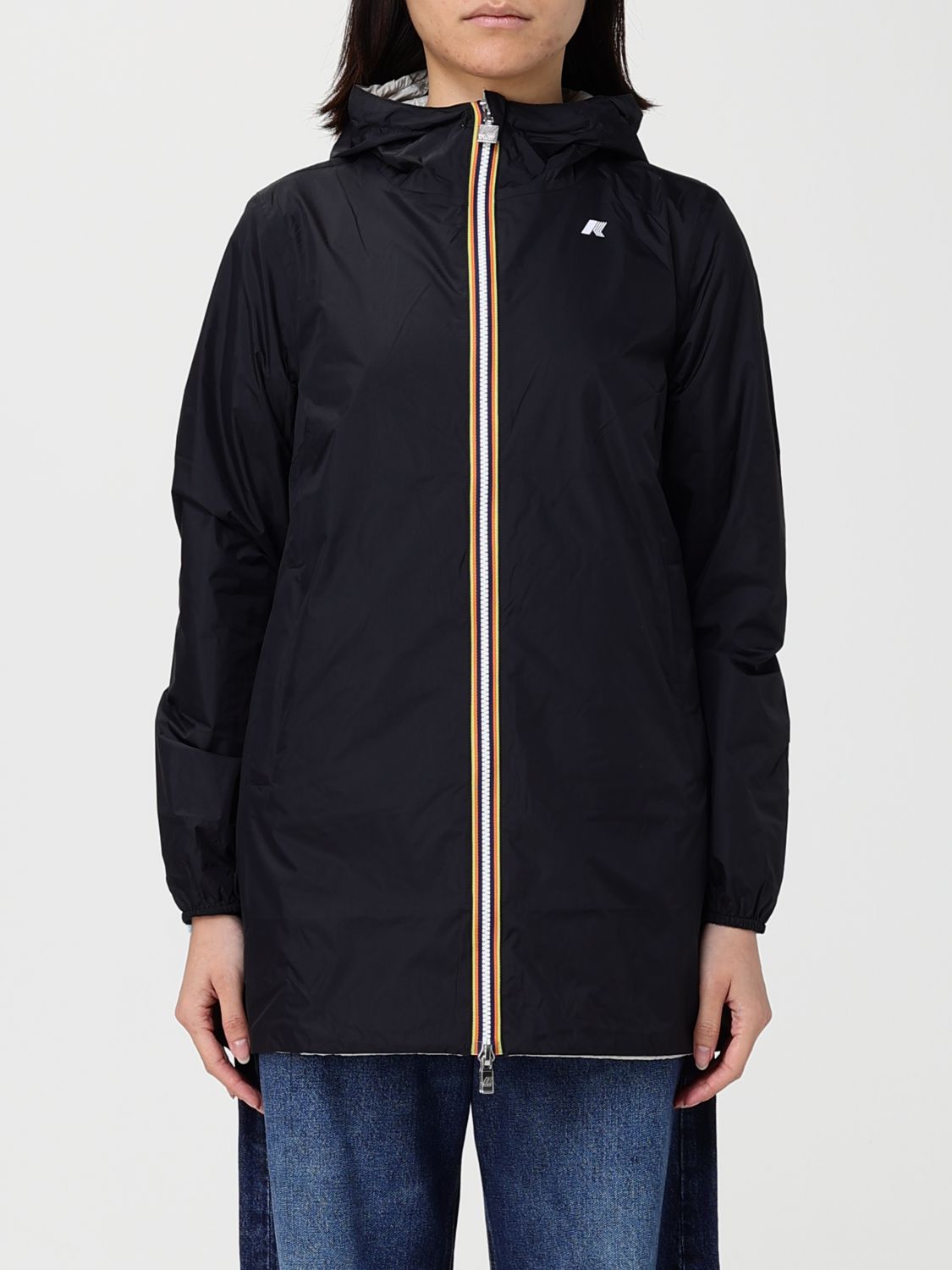 K-WAY Jacke Damen Farbe Schwarz