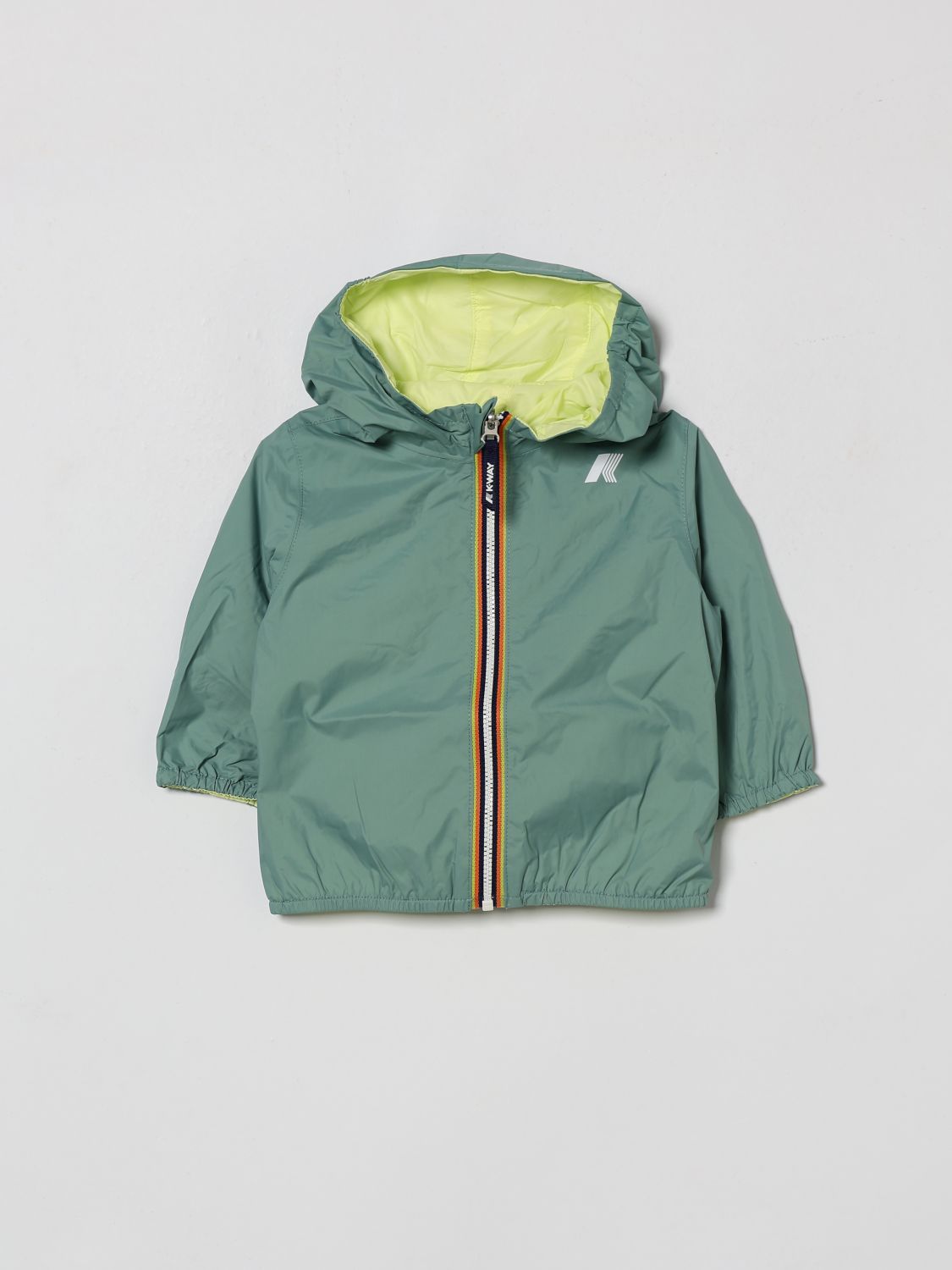 K-WAY Jacke Kinder Farbe Grün