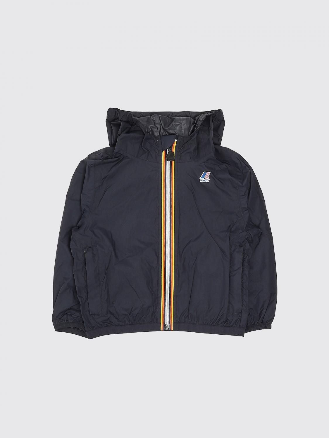 K-WAY Jacke Kinder Farbe Blau